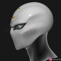 Moon Knight Mask - Marvel Comic helmet 3D print model - Thumbnail 18