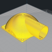 Adapter 80mm Fan to 40mm pipe - Thumbnail 3