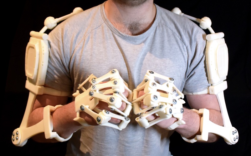 3D Printed Exoskeleton Arms