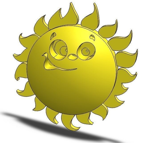 Happy Sun 3D Print 266233