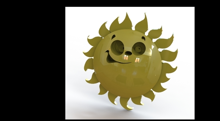 Happy Sun 3D Print 266234