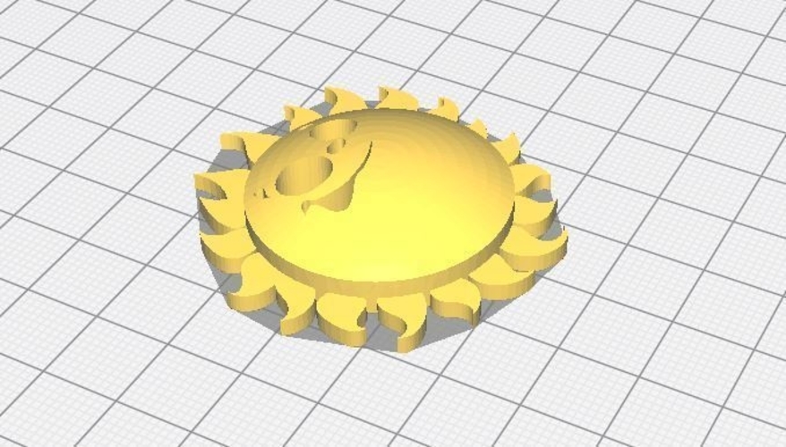 Happy Sun 3D Print 266235