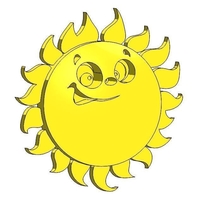 Small Happy Sun 3D Printing 266238