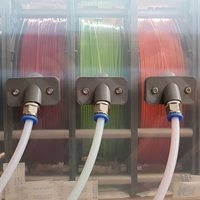 6 Spool Filament Dry Box Storage System with Bowden Tubes - Thumbnail 6