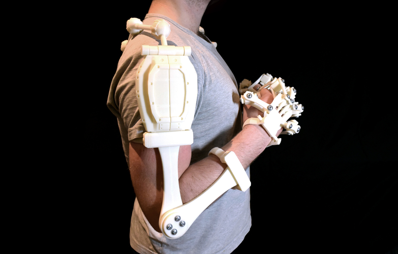 3D Printed 3D Printed Exoskeleton Arms by Alex Czech | Pinshape