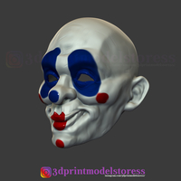 Henchmen Dark Knight Clown Joker Mask Costume Helmet - Thumbnail 3