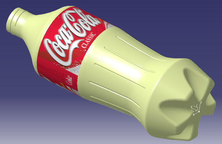 Cola bottle design 3D Print 266318