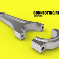 Small connecting rod | Car Engine Component 3D Printing 266339