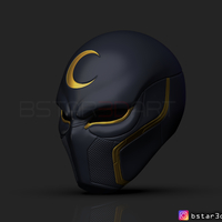 The Moon Knight Helmet - Marvel Mask High quality 3D print model - Thumbnail 2