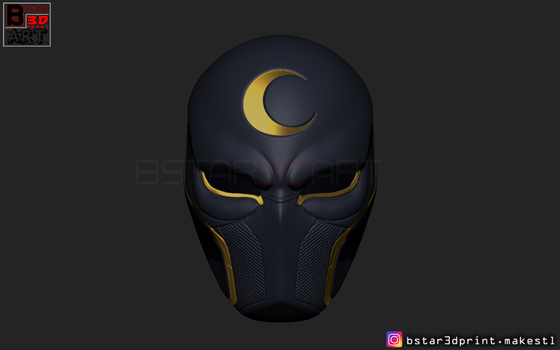The Moon Knight Helmet - Marvel Mask High quality 3D print model 3D Print 266343