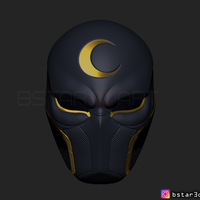 The Moon Knight Helmet - Marvel Mask High quality 3D print model - Thumbnail 3