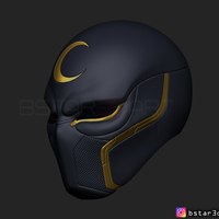 The Moon Knight Helmet - Marvel Mask High quality 3D print model - Thumbnail 4