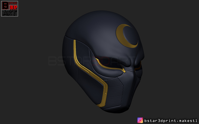 The Moon Knight Helmet - Marvel Mask High quality 3D print model 3D Print 266349