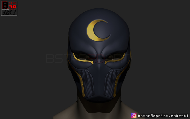 The Moon Knight Helmet - Marvel Mask High quality 3D print model 3D Print 266350