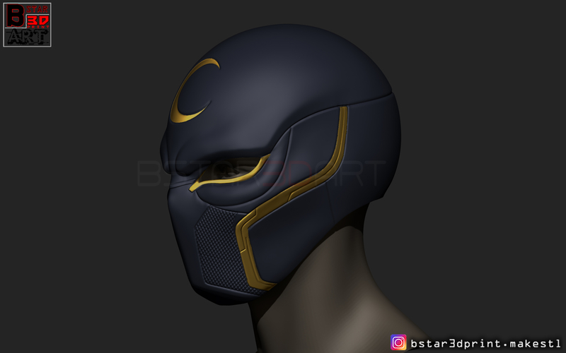 The Moon Knight Helmet - Marvel Mask High quality 3D print model 3D Print 266351