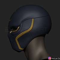 The Moon Knight Helmet - Marvel Mask High quality 3D print model - Thumbnail 12