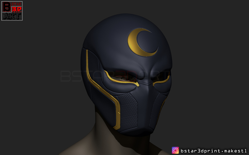 The Moon Knight Helmet - Marvel Mask High quality 3D print model 3D Print 266355