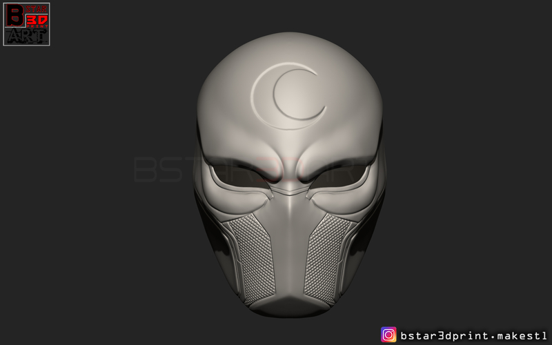 The Moon Knight Helmet - Marvel Mask High quality 3D print model 3D Print 266356