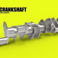 Small Crankshaft | Cr Engine Component 3D Printing 266365