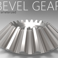 Small bevel gear 3D Printing 266405