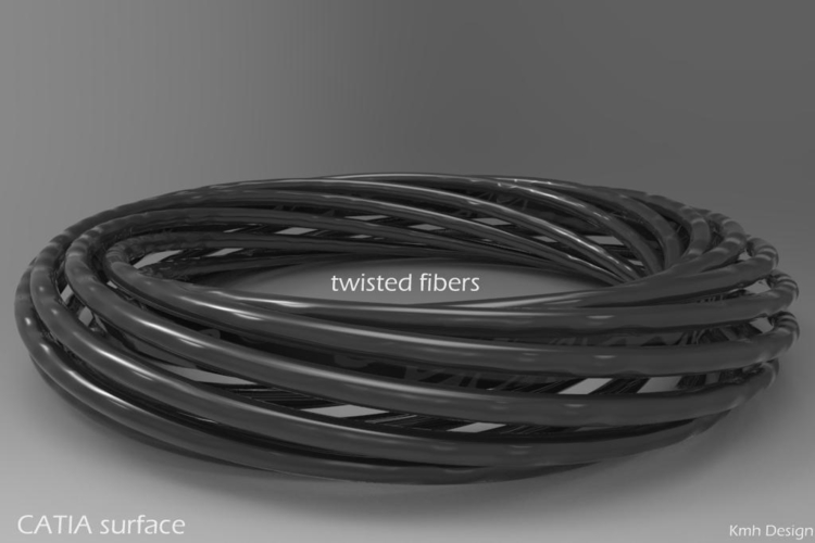 twisted fibers 3D Print 266409