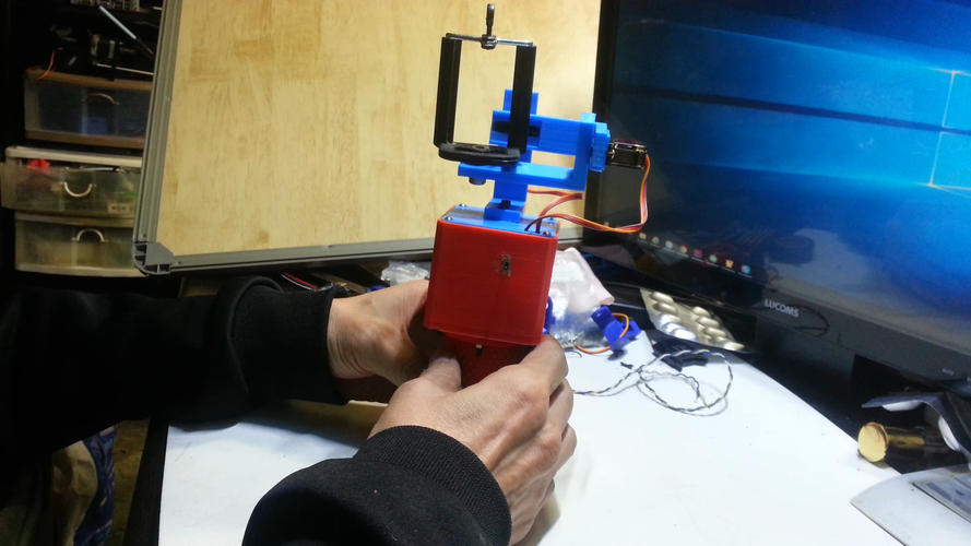  How to make gimbal for action cam[Stabilizer] 3D Print 266413