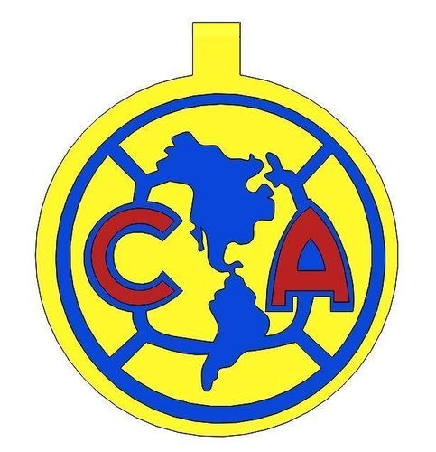 Escudo Equipo de Futbol "El America" 3D Print 266422