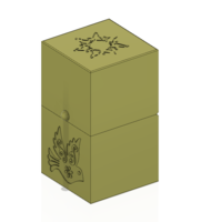 Gift Jewelry Box small secret box 3D print model  - Thumbnail 3