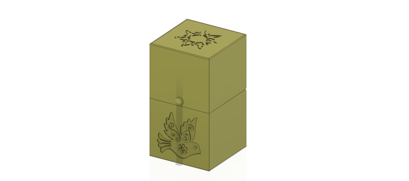 Gift Jewelry Box small secret box 3D print model 