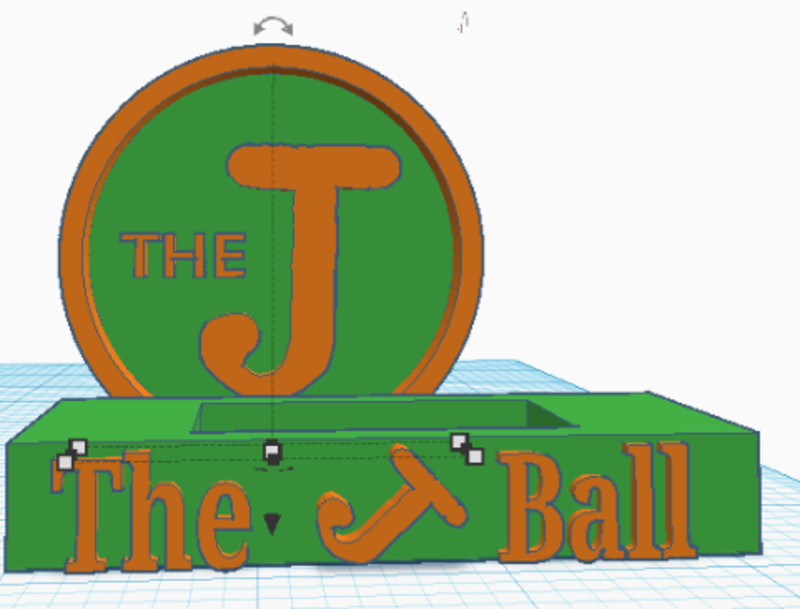 Elgin Joliet And Eastern Railway Logo and Stand 