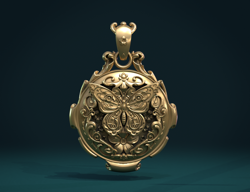 Butterfly Pendant II