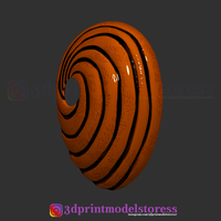 Naruto Tobi Obito Uchiha Cosplay Halloween Costume Helmet  - Thumbnail 2