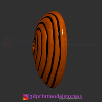 Naruto Tobi Obito Uchiha Cosplay Halloween Costume Helmet  - Thumbnail 3