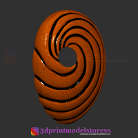 Naruto Tobi Obito Uchiha Cosplay Halloween Costume Helmet  - Thumbnail 4