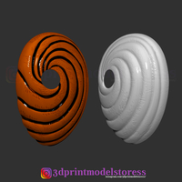 Naruto Tobi Obito Uchiha Cosplay Halloween Costume Helmet  - Thumbnail 9