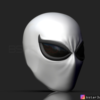 The Agent Venom Mask - Marvel Helmet 3D print model - Thumbnail 3