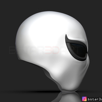 The Agent Venom Mask - Marvel Helmet 3D print model - Thumbnail 4
