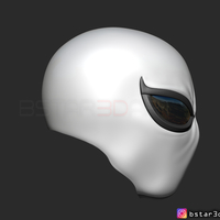 The Agent Venom Mask - Marvel Helmet 3D print model - Thumbnail 11