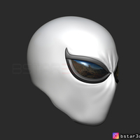 The Agent Venom Mask - Marvel Helmet 3D print model - Thumbnail 12