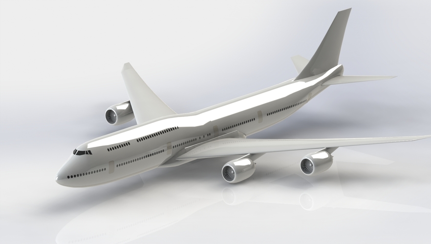 boeing 747 8I 3D Print 266655