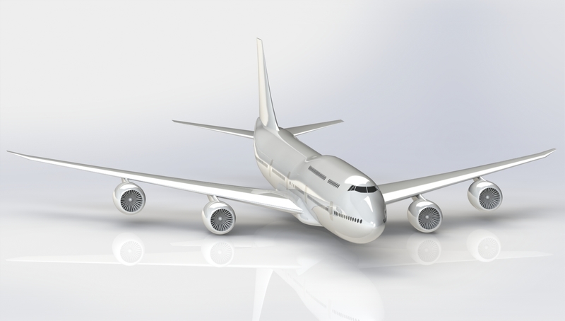 boeing 747 8I - Pinshape