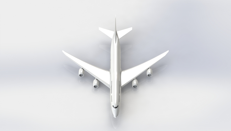 boeing 747 8I 3D Print 266658