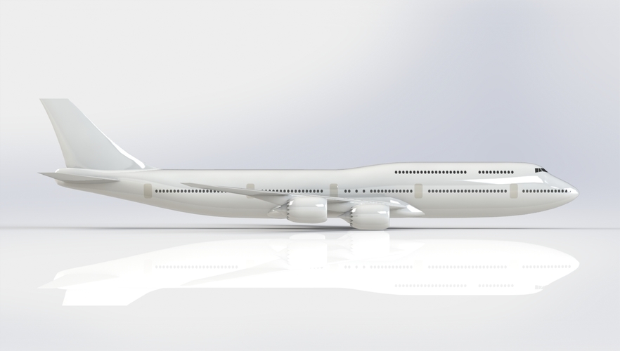 boeing 747 8I 3D Print 266659