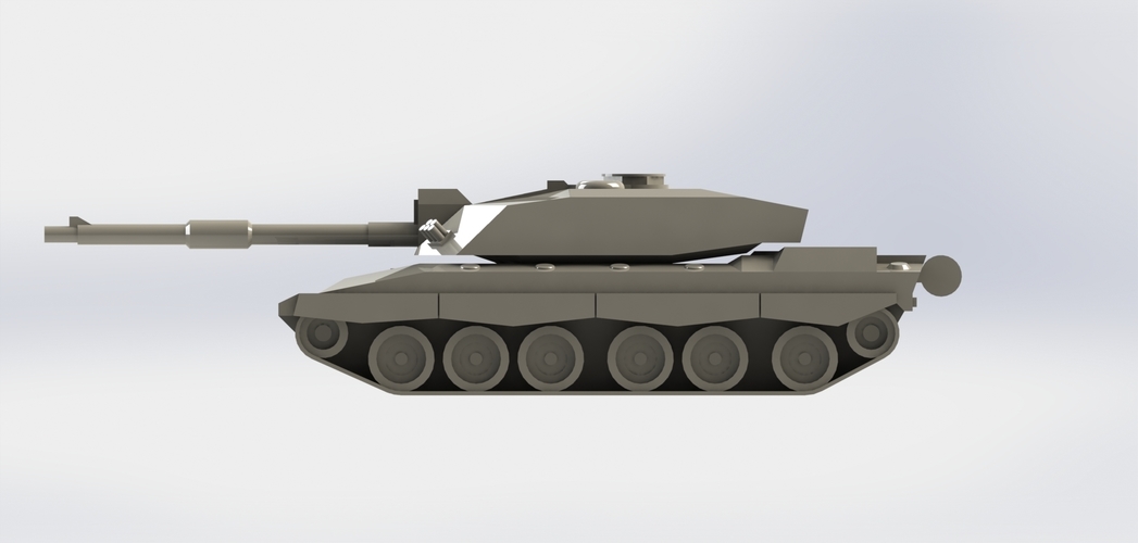 Challenger 2 Main Battle Tank 3D Print 266689
