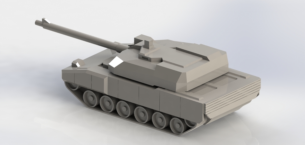 Leclerc  Main Battle Tank 3D Print 266696
