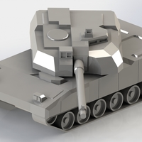 Small Leclerc  Main Battle Tank 3D Printing 266697