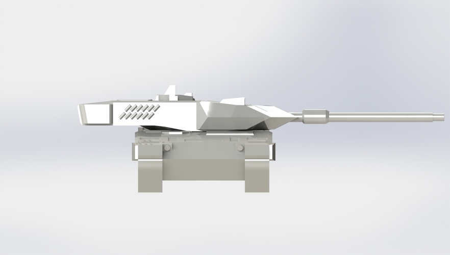 Leopard 2 Main Battle Tank 3D Print 266701