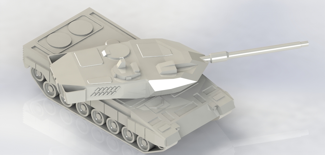 Leopard 2 Main Battle Tank 3D Print 266702