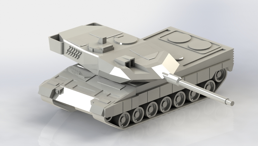 Leopard 2 Main Battle Tank 3D Print 266703