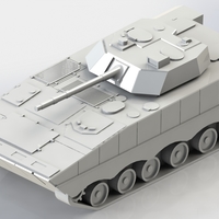 Small ZBD-04A Infantry fighting vehicle 3D Printing 266708
